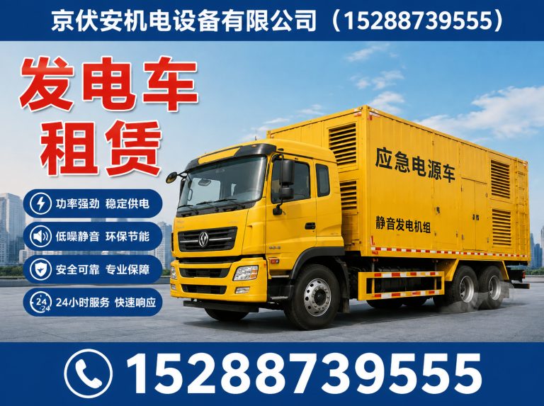 庆阳发电机租赁展示图